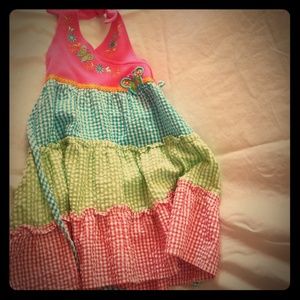 Girls summer halter dress